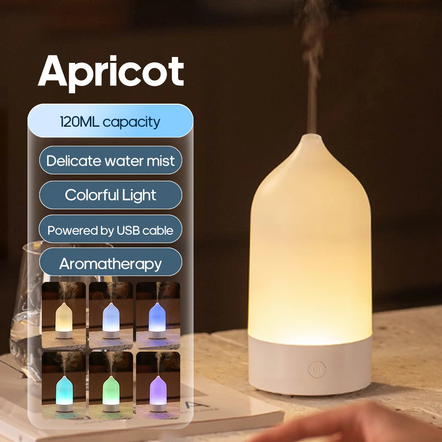 Night Light Essential Oil Diffuser, 120 ml