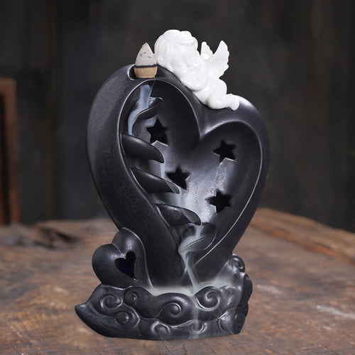 Angel Ceramic Backflow Incense Burner