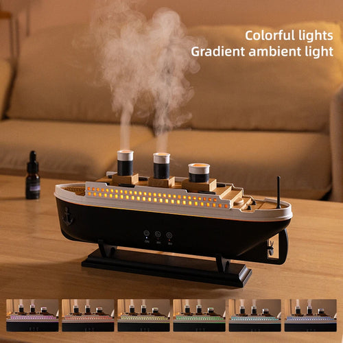 Black Boat Aroma Diffuser