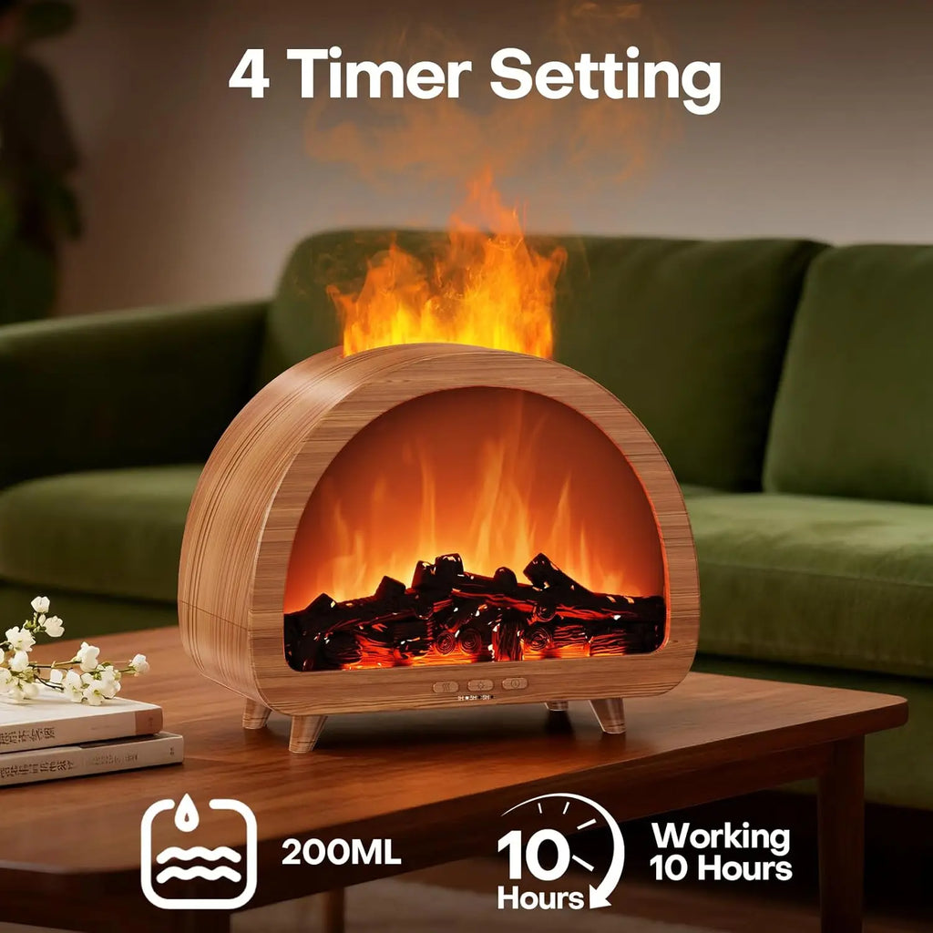 Cool Mist Flame Aroma Diffuser