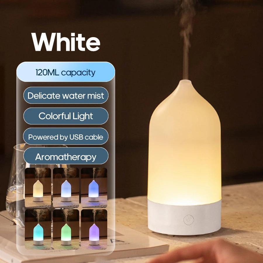 Night Light Essential Oil Diffuser, 120 ml