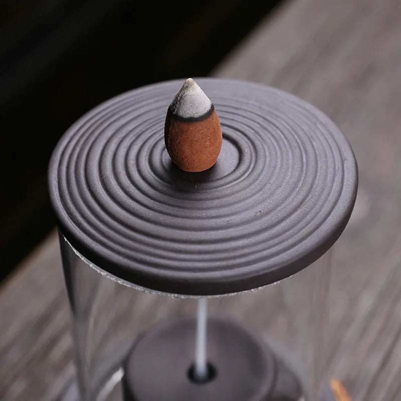 Millstone Ceramic Backflow Incense Burner