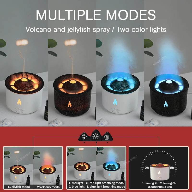 6 Packs EO Set Volcano Aroma Diffuser
