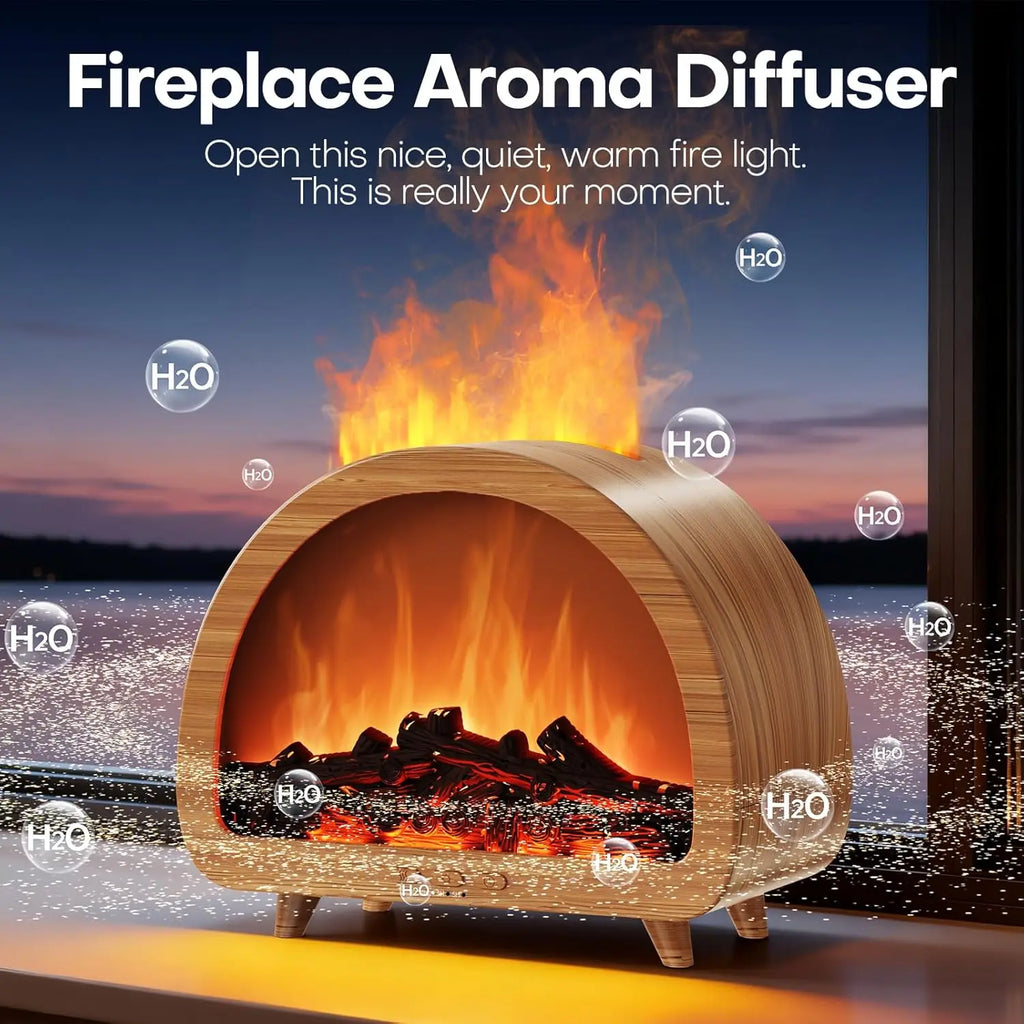 Cool Mist Flame Aroma Diffuser