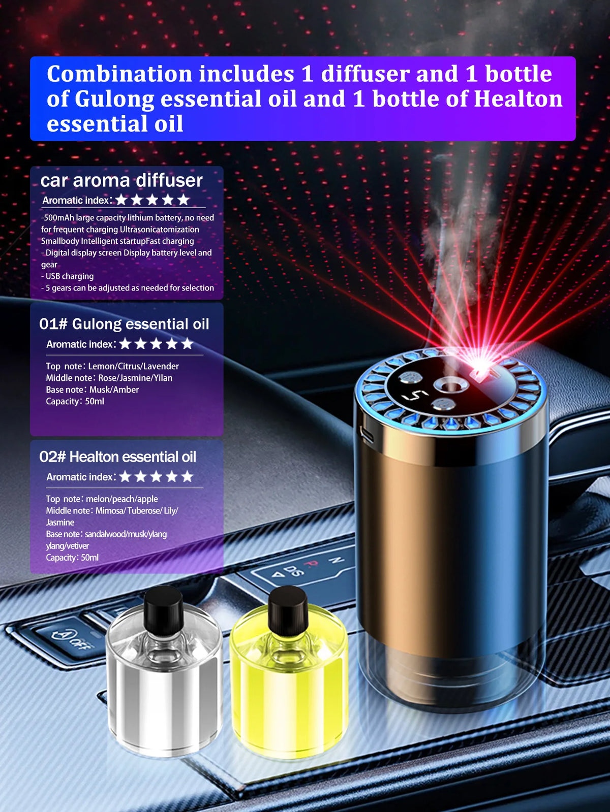 Rechargeable Essential Oil Diffuser