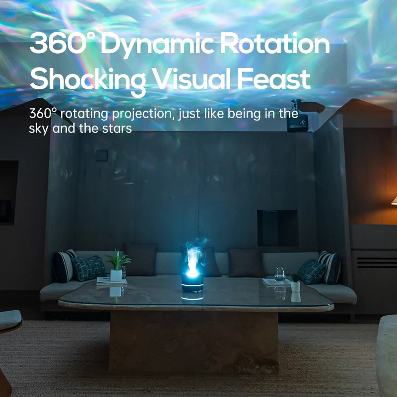 Starry Sky Flame Aroma Diffuser