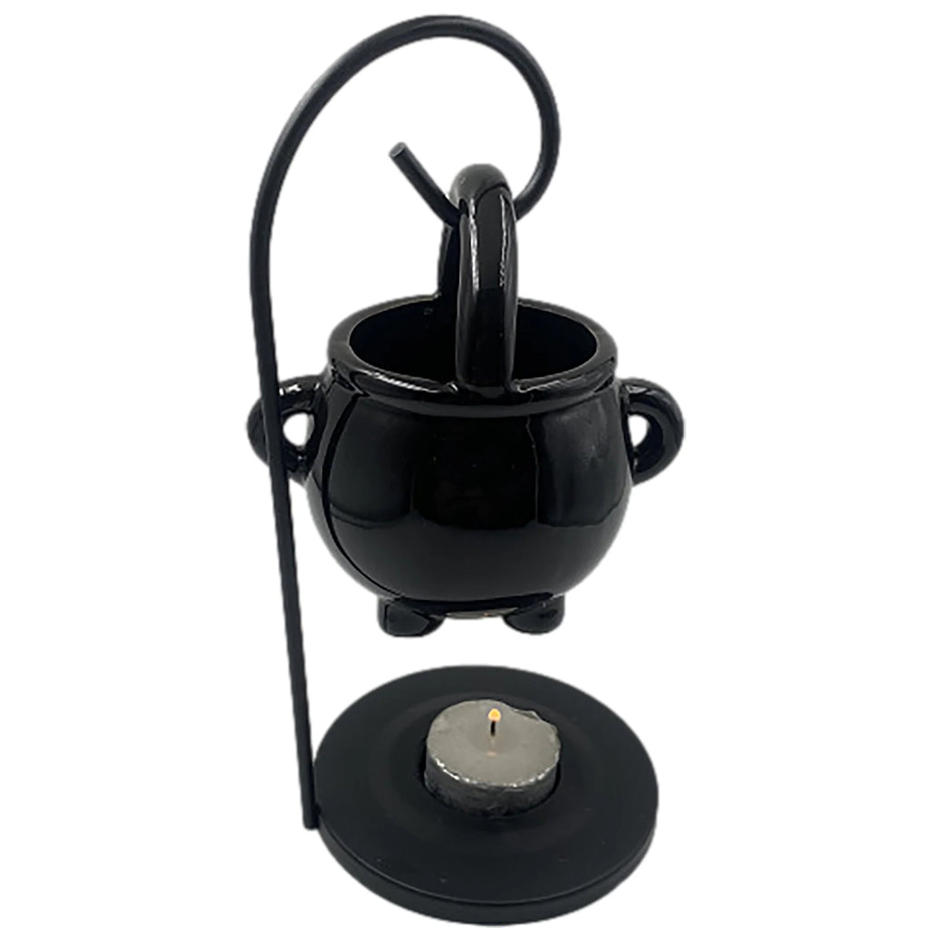 Black Ceramic Incense Holder