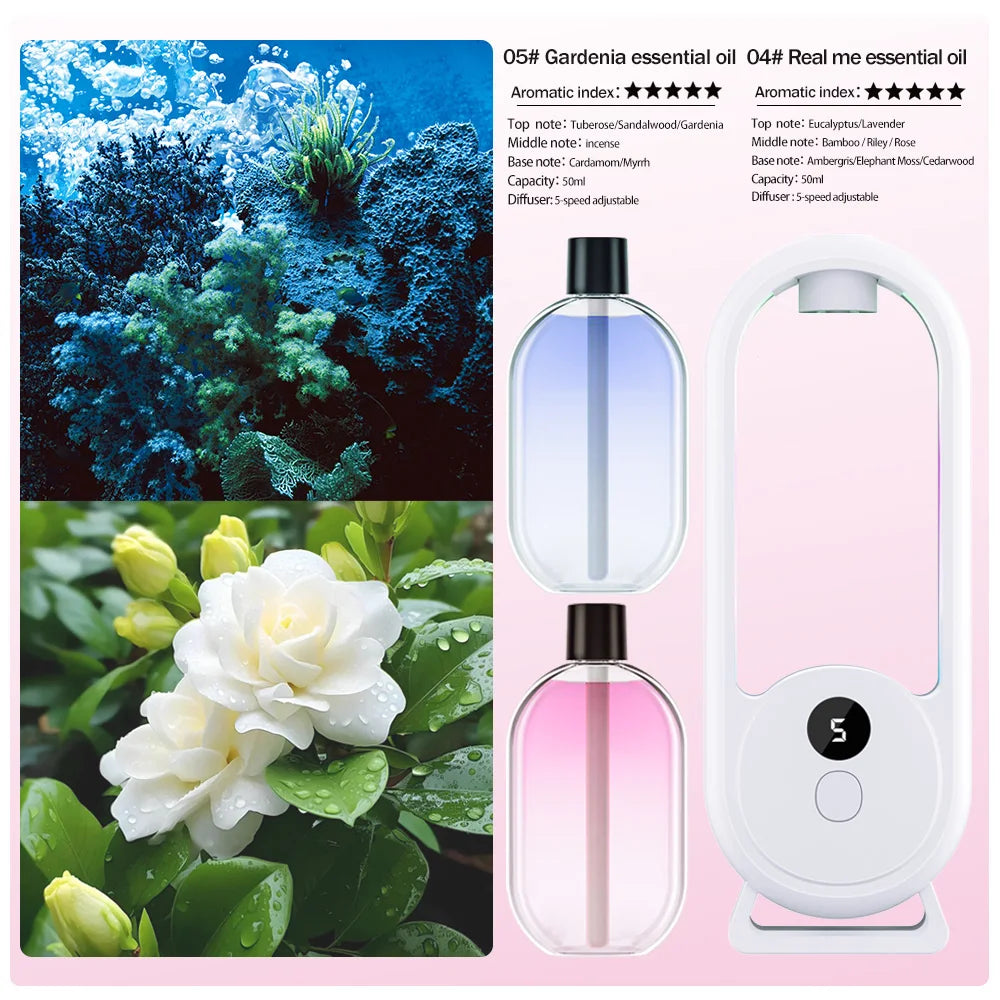 Cordless Rechargeable Essential Oil Diffuser