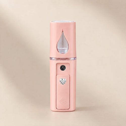 Handheld Nano Mist Sprayer, 20 ml, pink, front view